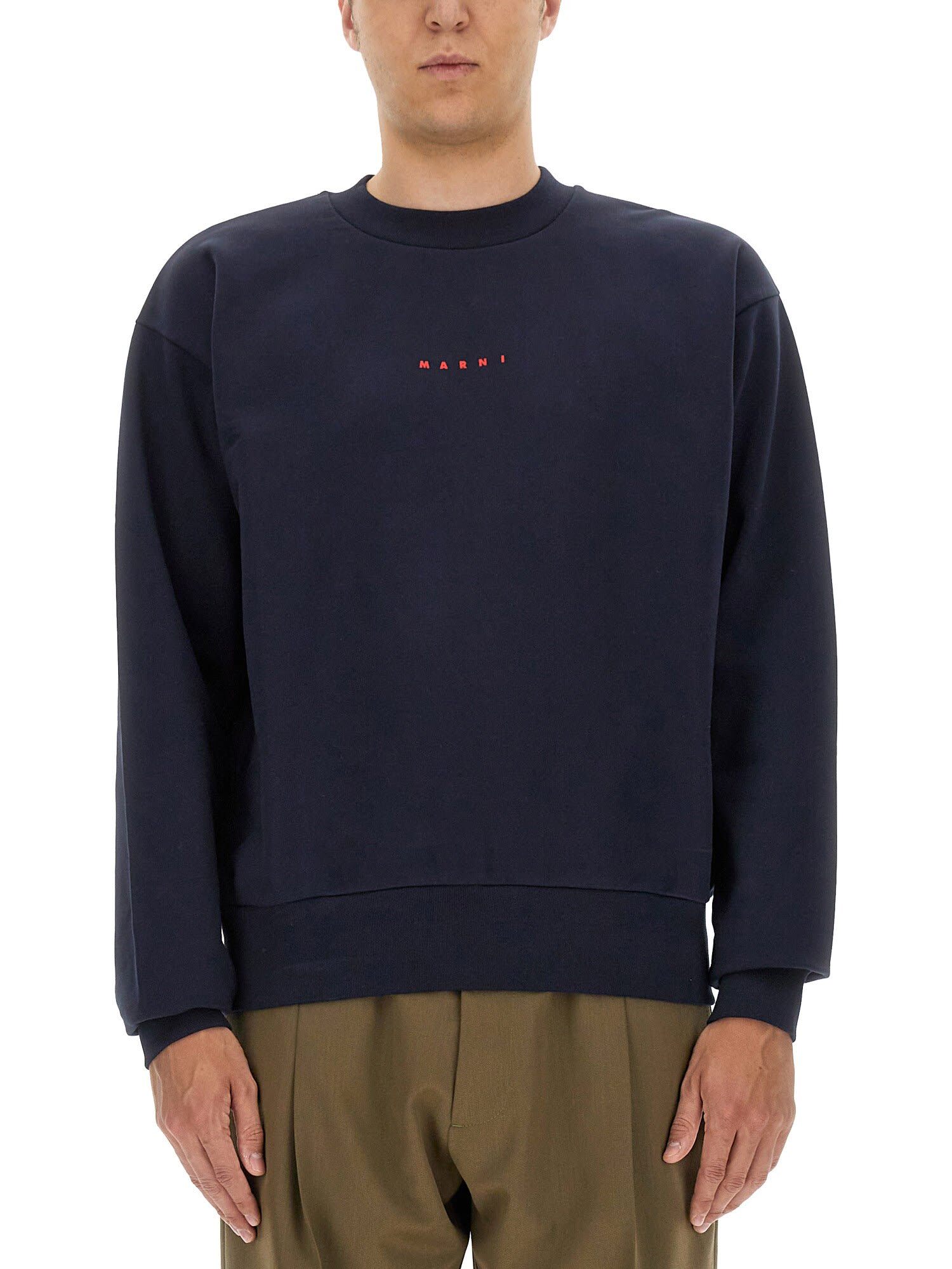 【お買い物マラソン!!最大44.5倍】 MARNI マルニ ブルー Blu トレーナー メンズ 秋冬2023 FUMU0074P9 USCU87 LOB94 【関税・送料無料】【ラッピング無料】 iaのサムネイル