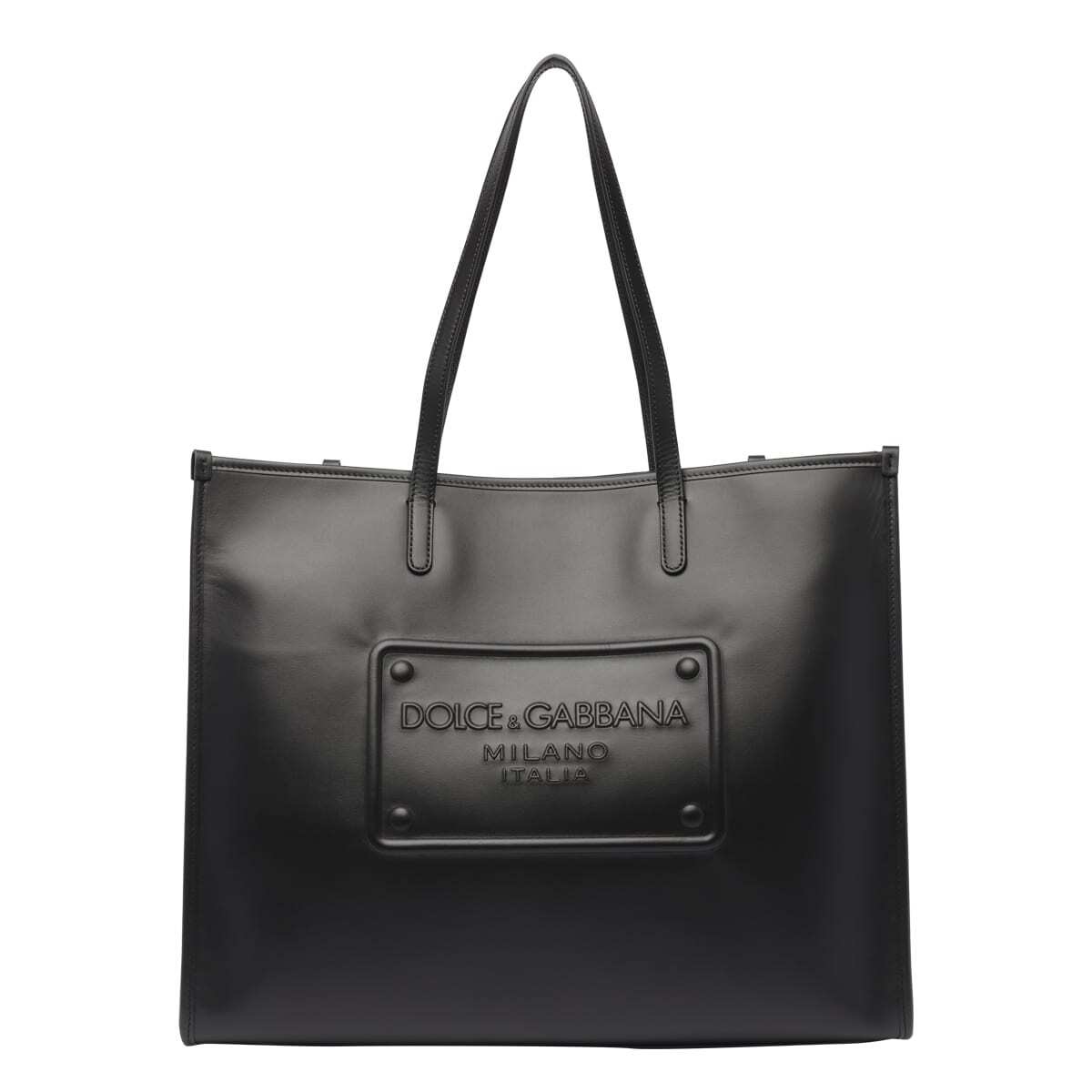 DOLCE&GABBANA ドルチェ&ガッバーナ BLACK トートバッグ メンズ 秋冬2023 BM2274 AG218 80999 【関税・送料無料】【ラッピング無料】 ia