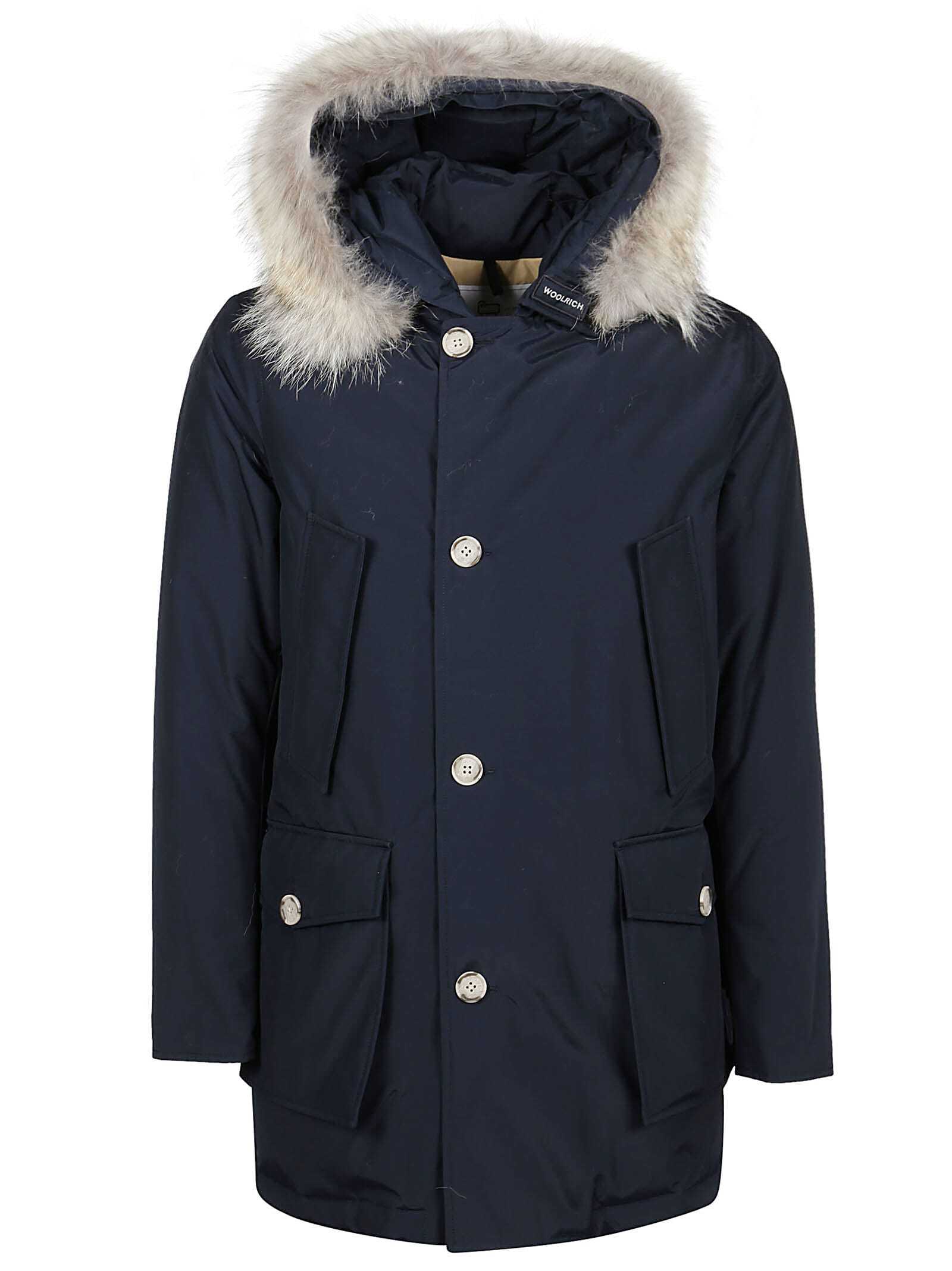 WOOLRICH E[b` R[g Y H~2023 CFWOOU0482MR UT0001 MLB MELTON BLUE y֐ŁEzybsOz ia