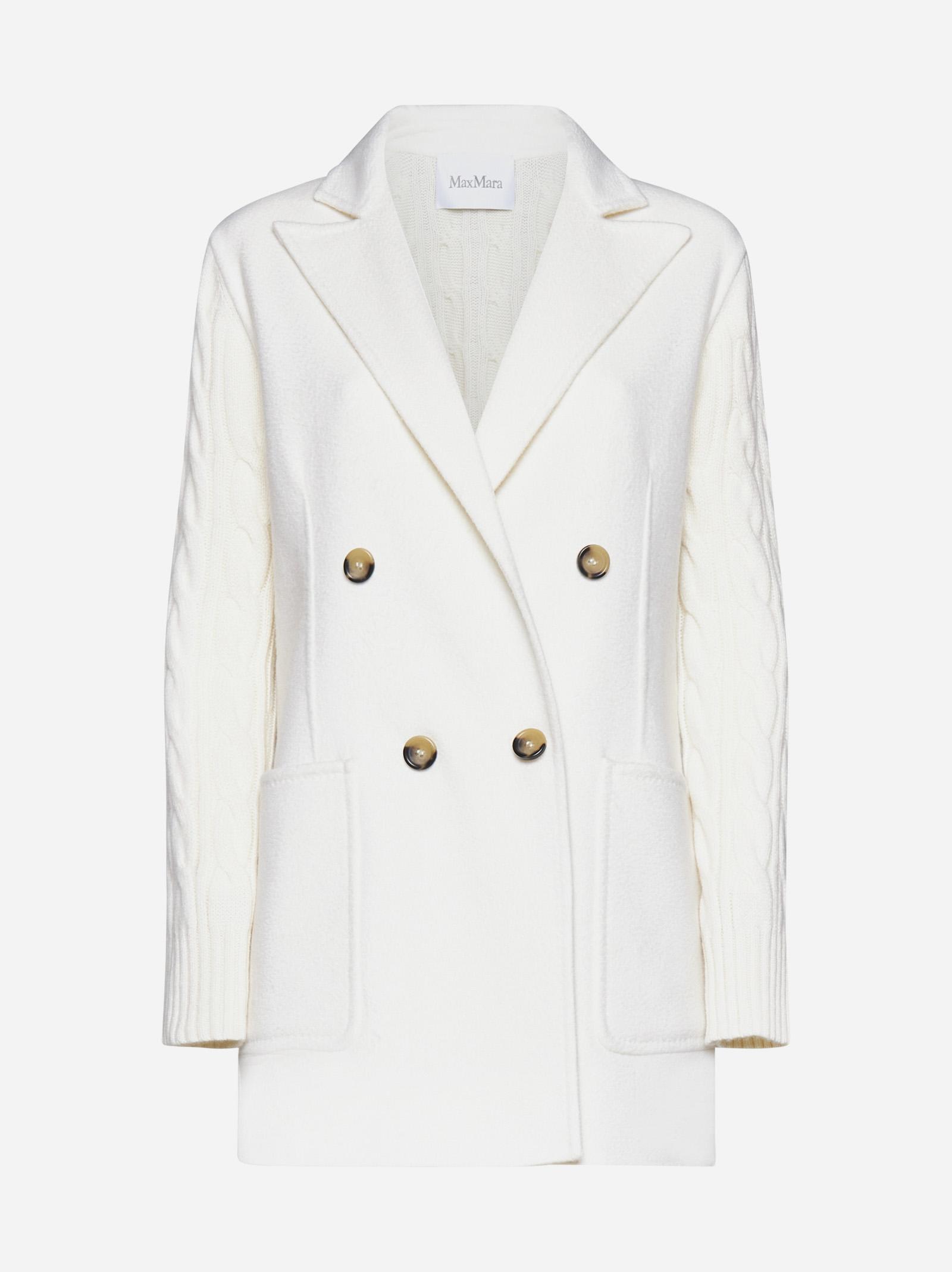 【楽天スーパーSALE!!200000円以上5000円OFFクーポン対象】 MAX MARA マックス マーラ ホワイト Bianco コート レディース 秋冬2023 DALIDA 2313160239600 006 【関税・送料無料】【ラッピング無料】 iaのサムネイル