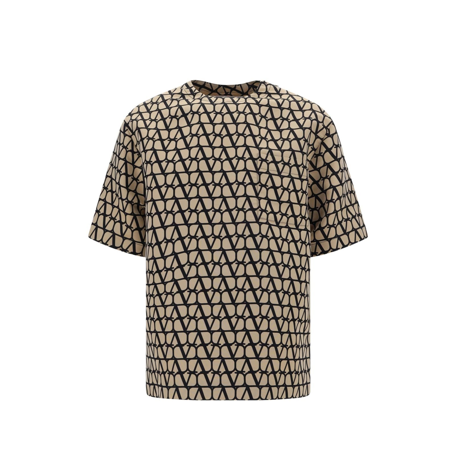 VALENTINO バレンチノ ブラウン Brown Tシャツ メンズ 春夏2023 2V0CJI209D0_MYL 【関税・送料無料】【ラッピング無料】 ia