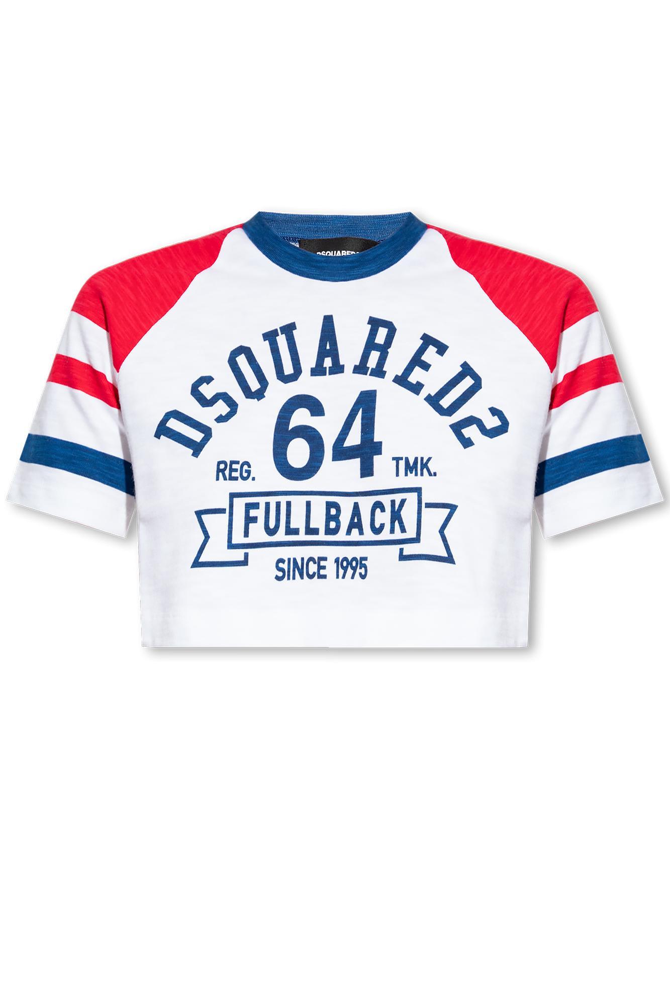 【本日5の付く日ポイント4倍!】 DSQUARED2 ディースクエアード ホワイト WHITE Tシャツ レディース 秋冬2023 S72GD0494S23505100 【関税・送料無料】【ラッピング無料】 ia