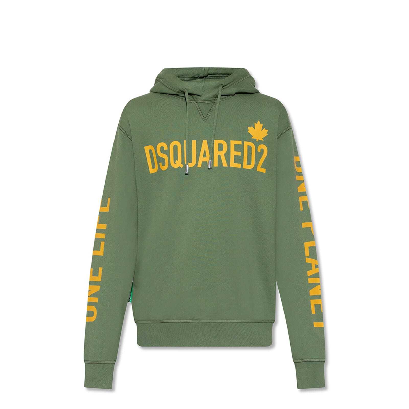 DSQUARED2 ディースクエアード グリーン Green トレーナー メンズ 秋冬2023 S78GU0051 S25538_630 【関..