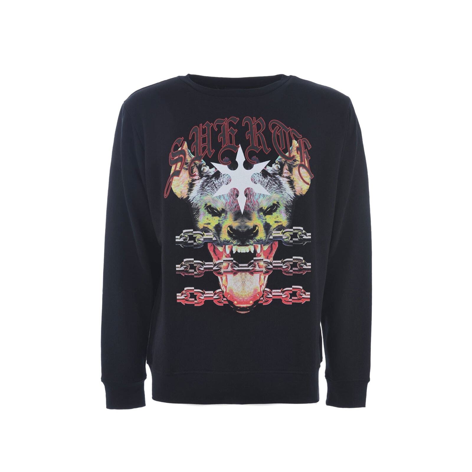 MARCELO BURLON マルセロ バーロン ブラック Black トレーナー メンズ 秋冬2023 CMBA009S17068064_1088..