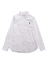 【お買い物マラソン!全商品最大ポイント44.5倍】 POLO RALPH LAUREN ポロ・ラルフローレン ホワイト WHITE シャツ ボーイズ 秋冬2023 323819238.001 WHITE 【関税・送料無料】【ラッピング無料】 ia