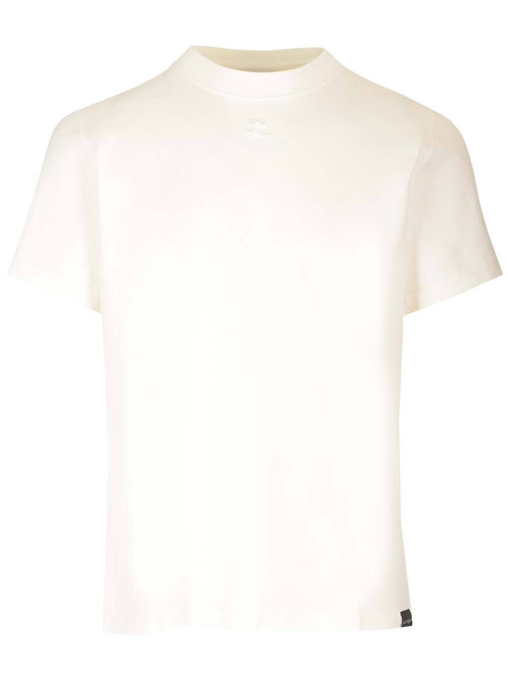 【ブラックフライデー!!全商品最大44.5倍】 COURREGES クレージュ Tシャツ メンズ 秋冬2023 323JTS008JS0071 0001 HERITAGE WHITE 【関税・送料無料】【ラッピング無料】 iaのサムネイル