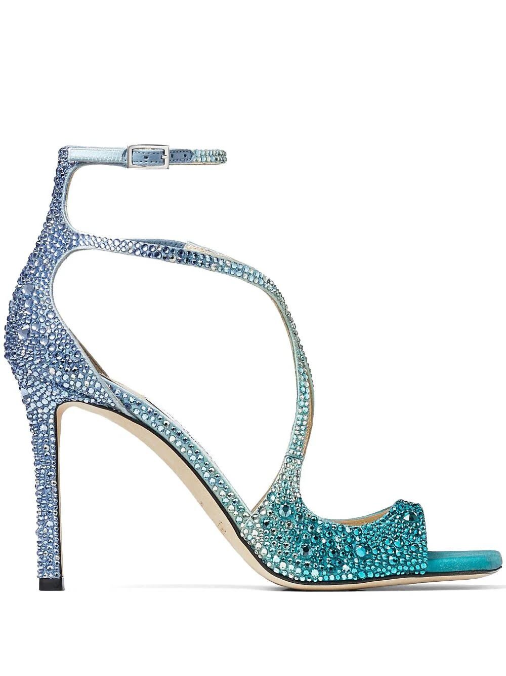 JIMMY CHOO ジミーチュウ ブルー Blu パンプス レディース 秋冬2023 AZIA 95 DKX PEACOCK/SMOKE GREEN/..