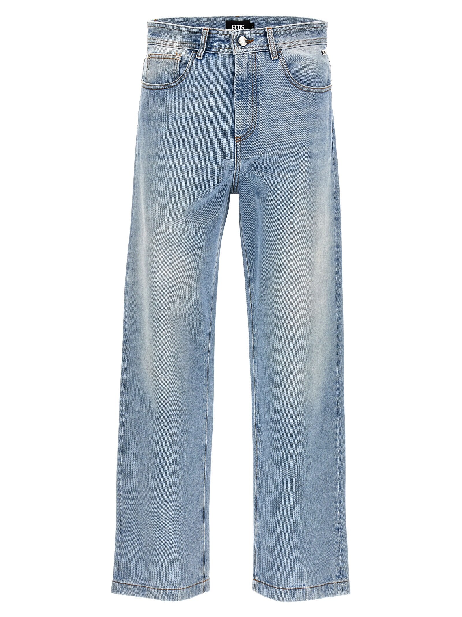 GCDS ジーシーディーエス ブルー Light Blue デニム メンズ 秋冬2023 FW23M35000155 【関税・送料無料】【ラッピング無料】 iaのサムネイル