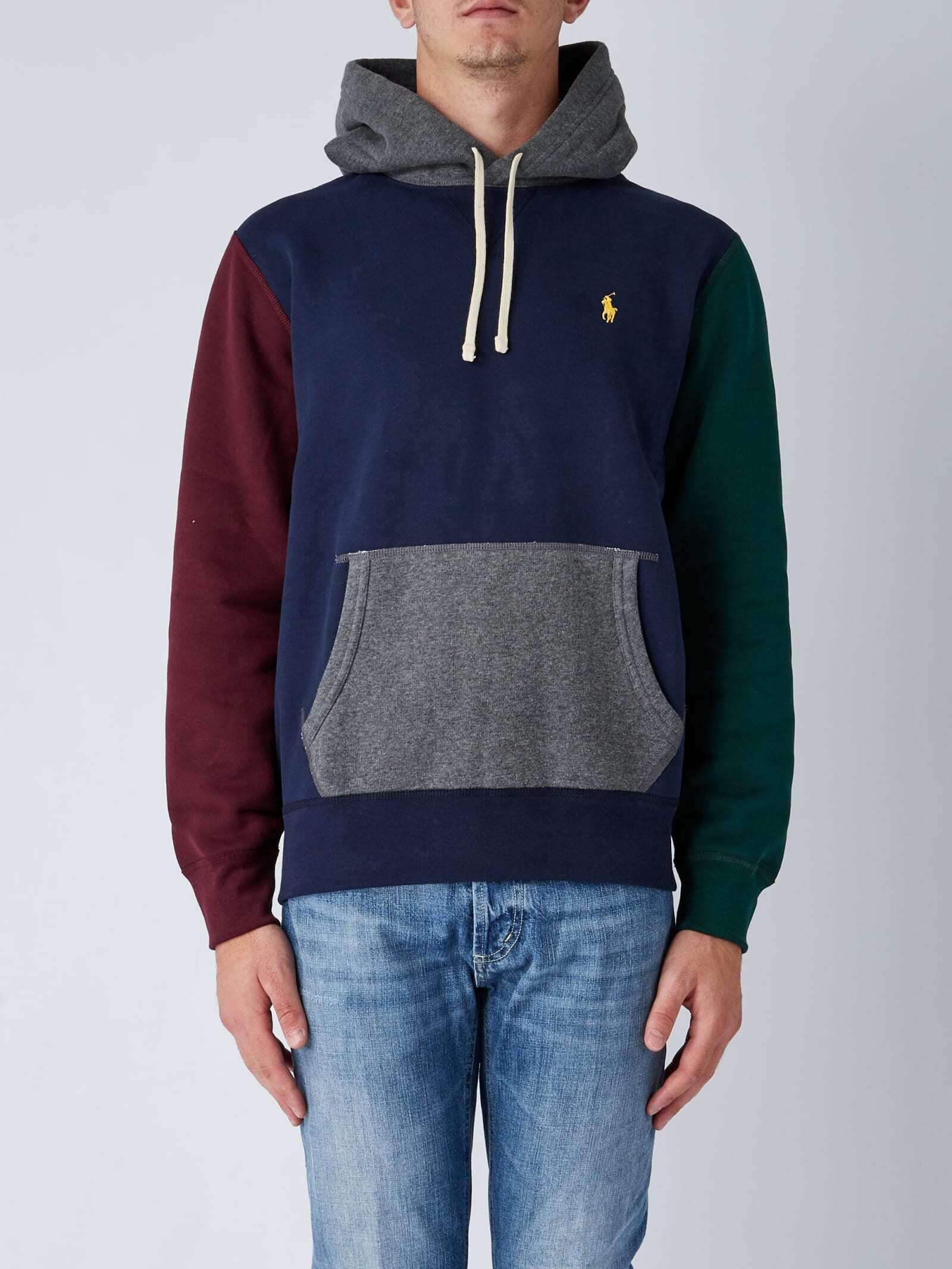 POLO RALPH LAUREN ポロ ラルフ ローレン ネイビー NAVY トレーナー メンズ 秋冬2023 710877024 Blue 【関税・送料無料】【ラッピング無料】 iaのサムネイル