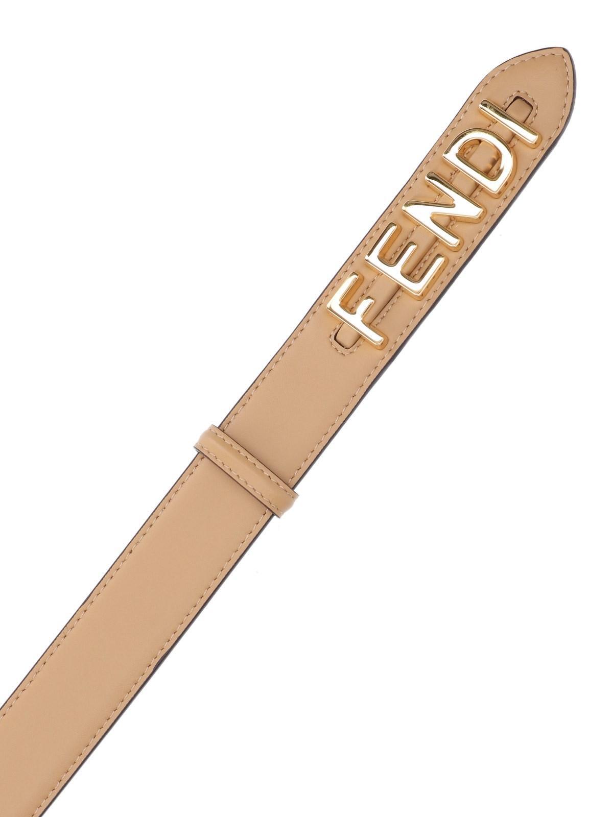 【毎月1日はエントリーでポイント3倍！】 FENDI フェンディ ベージュ Beige ベルト レディース 秋冬2023 8C0706AJSF F1I73 【関税・送料無料】【ラッピング無料】 ia