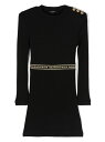 BALMAIN バルマン ブラック black ドレス ガールズ 秋冬2023 BT1C00J0302 930 【関税・送料無料】【ラッピング無料】 ia