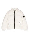 STONE ISLAND JUNIOR ストーン アイランド ホワイト Bianco ジャケット ボーイズ 秋冬2023 791640823 V0093 【関税・送料無料】【ラッピング無料】 ia