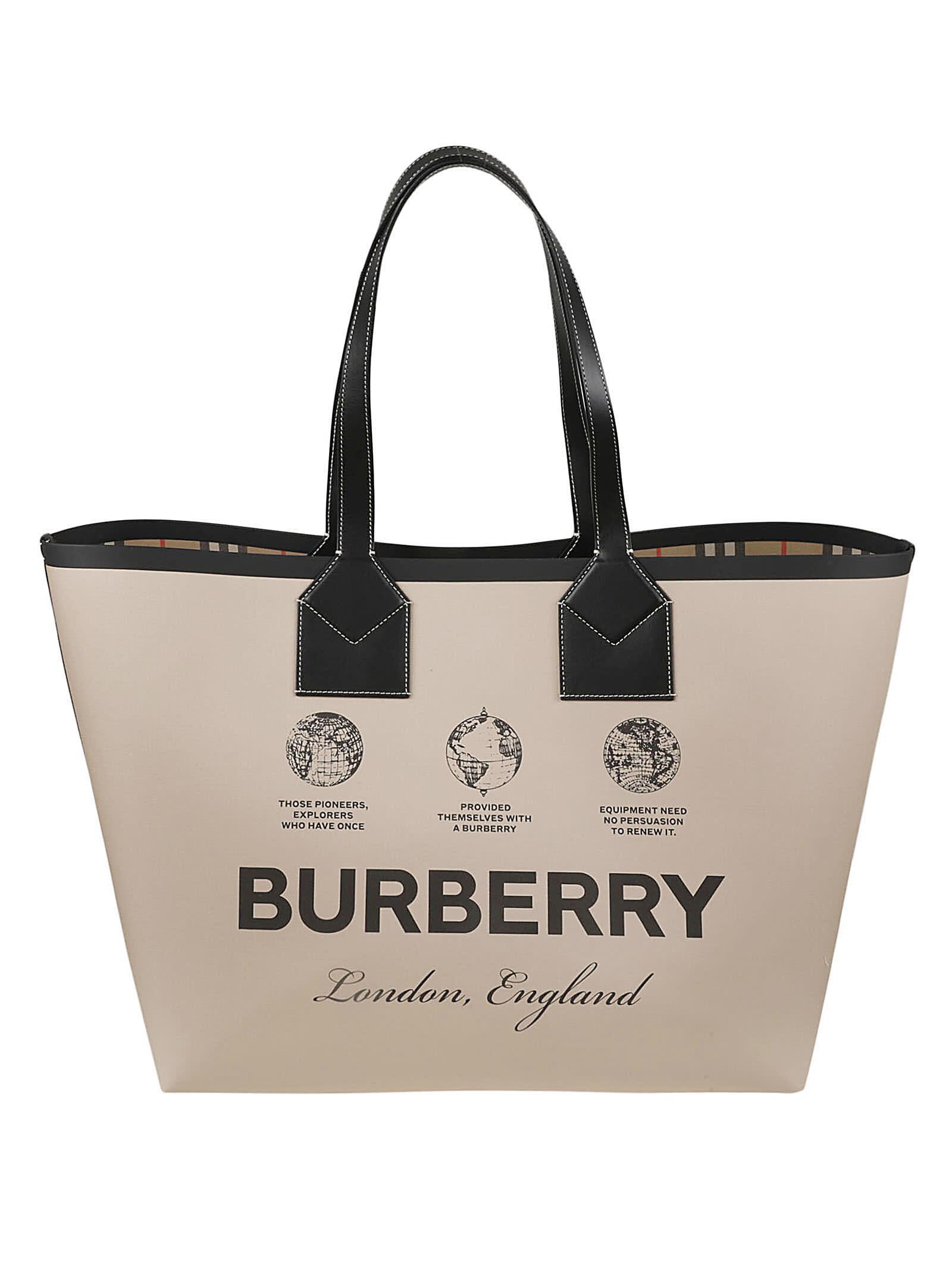 バーバリー トートバッグ（レディース） 【楽天スーパーSALE!!300000円以上10000円OFFクーポン対象】 BURBERRY バーバリー ベージュ Beige トートバッグ レディース 春夏2023 8063122.. 【関税・送料無料】【ラッピング無料】 ia