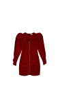 ELISABETTA FRANCHI エリザベッタフランキ レッド Red ドレス ガールズ 秋冬2023 EFAB496VE005 3386 【関税・送料無料】【ラッピング無料】 ia