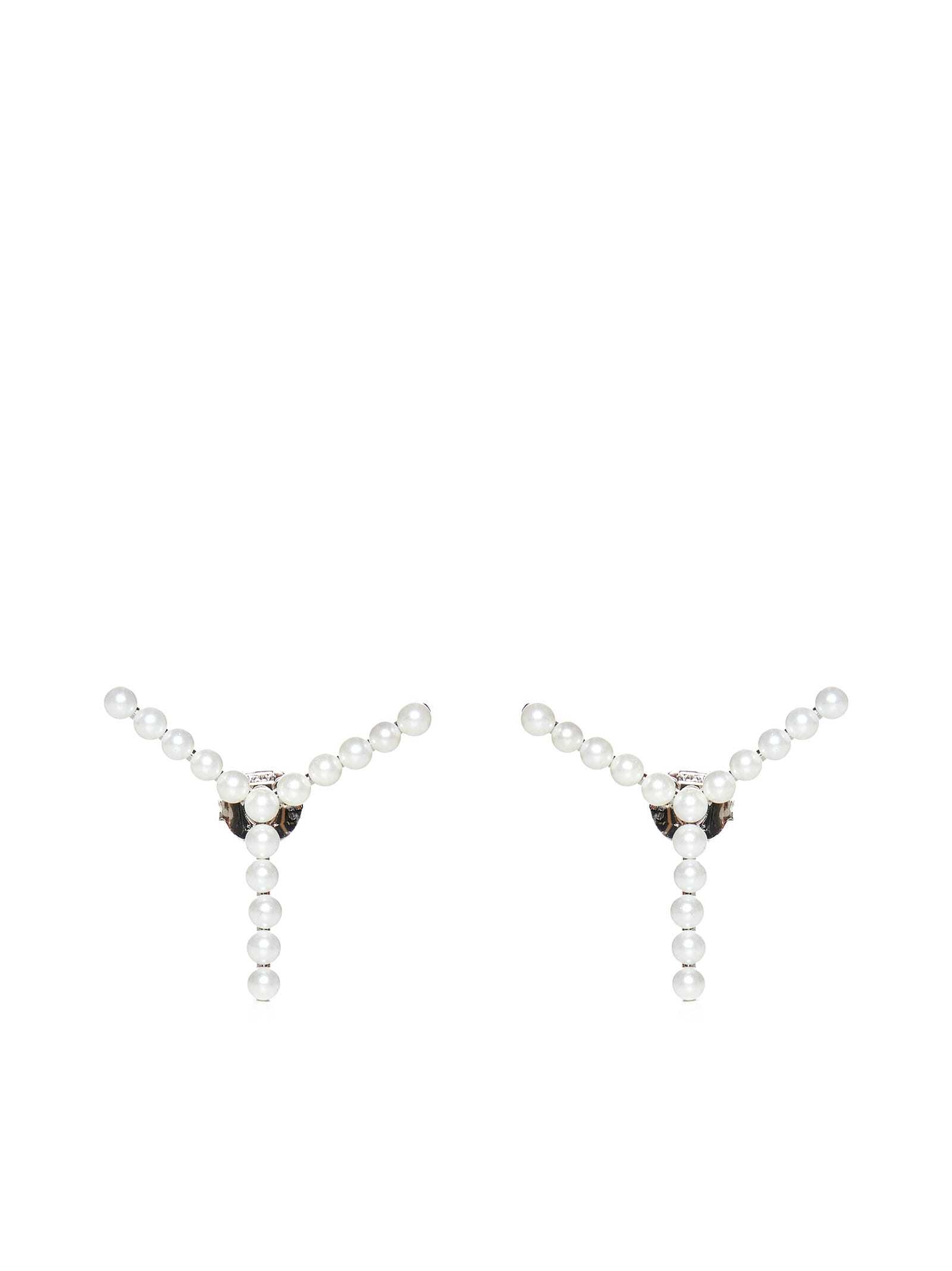 Y/PROJECT ワイ プロジェクト ジュエリー レディース 秋冬2023 EARRING24 -SILVERWHITEPEARLS 【関税・送料無料】【ラッピング無料】 ia