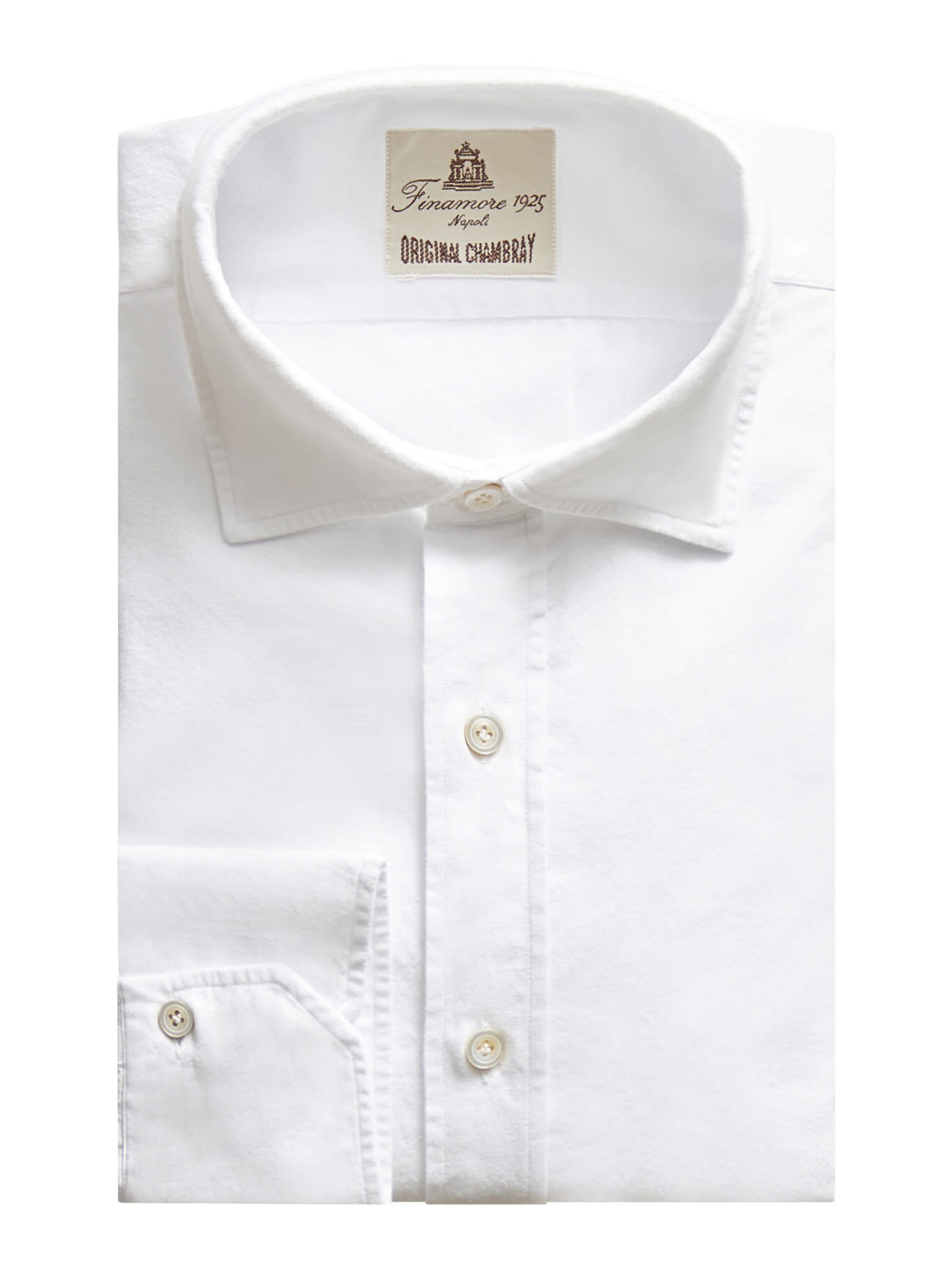 【土日限定クーポン配布中 】 FINAMORE フィナモレ ホワイト White シャツ メンズ 秋冬2023 TL9LIT1P012726A3096C 01 WHITE 【関税・送料無料】【ラッピング無料】 ia