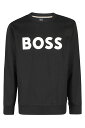 【土日限定！15,000円以上で1,000円引き】 HUGO BOSS ヒューゴボス ブラック Black トレーナー メンズ 秋冬2023 50496642|093 001 BLACK 【関税・送料無料】【ラッピング無料】 ia