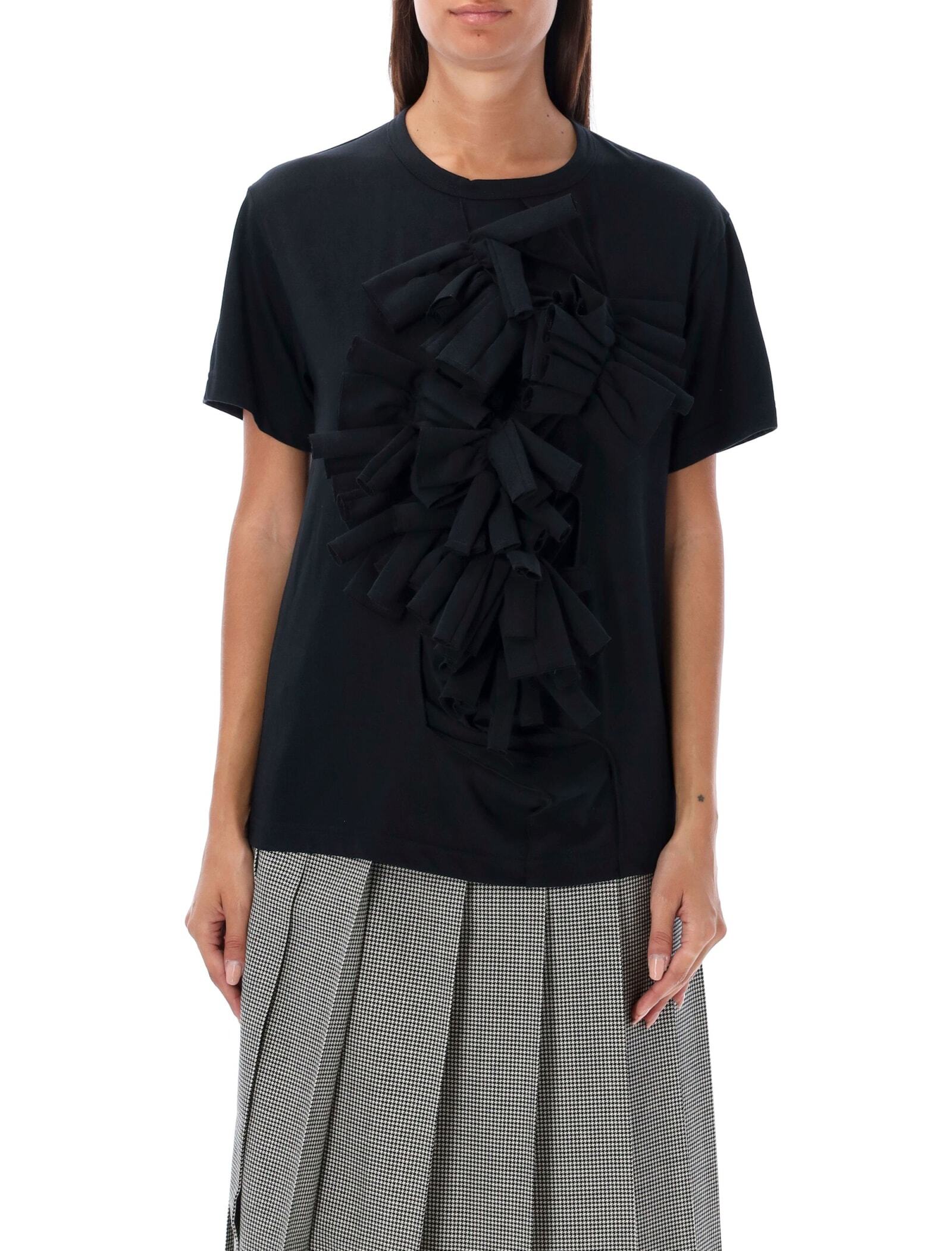 COMME DES GARCONS コム デ ギャルソン ブラック BLACK Tシャツ レディース 秋冬2023 GLT021051CP1 【..