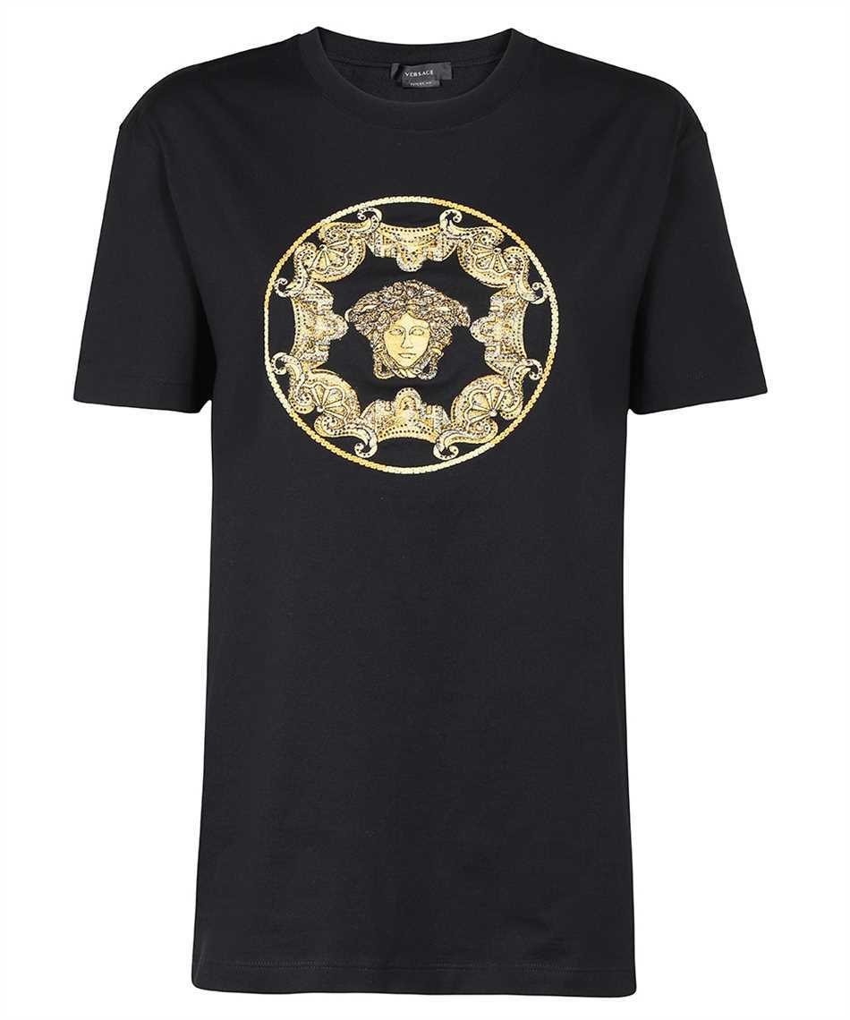 VERSACE ヴェルサーチ ブラック black Tシャツ メンズ 秋冬2022 10064501A04417_1B000 【関税・送料無料】【ラッピング無料】 ia