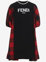 FENDI FENDI ブラック Black ドレス ガールズ 秋冬2023 JFB545AJ34 F1I14 【関税・送料無料】【ラッピング無料】 ia