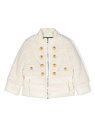 BALMAIN バルマン ホワイト Bianco ジャケット ガールズ 秋冬2023 BT2A77E0118 102 【関税・送料無料】【ラッピング無料】 ia