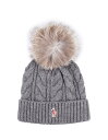 MONCLER GRENOBLE モンクレール グルーノーブス グレー Grigio 帽子 レディース 秋冬2023 3B000-09 A0069 985 【関税・送料無料】【ラッピング無料】 ia