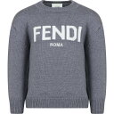 FENDI FENDI グレー Grey スウェット ボーイズ 秋冬2023 JUG147 AOCH F0RTT 【関税・送料無料】【ラッピング無料】 ia