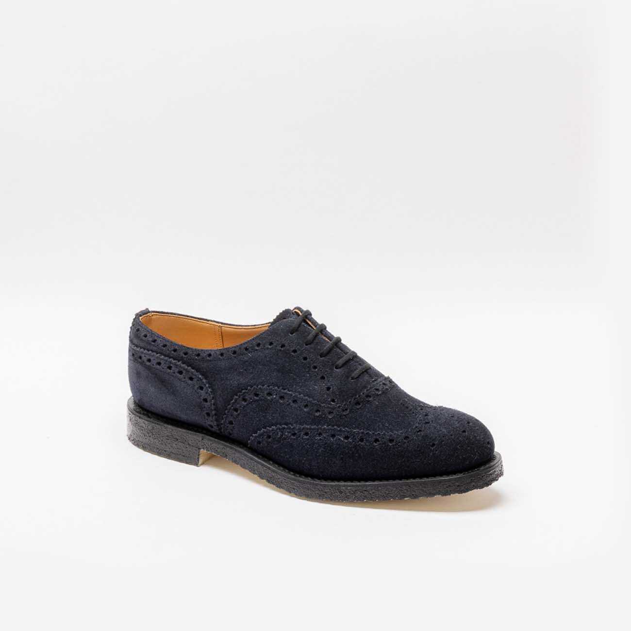 CHURCH'S チャーチ ブルー Blu ドレスシューズ メンズ 秋冬2023 Fairfield 81 F Navy Suede/B/I 【関税・送料無料】【ラッピング無料】 ia