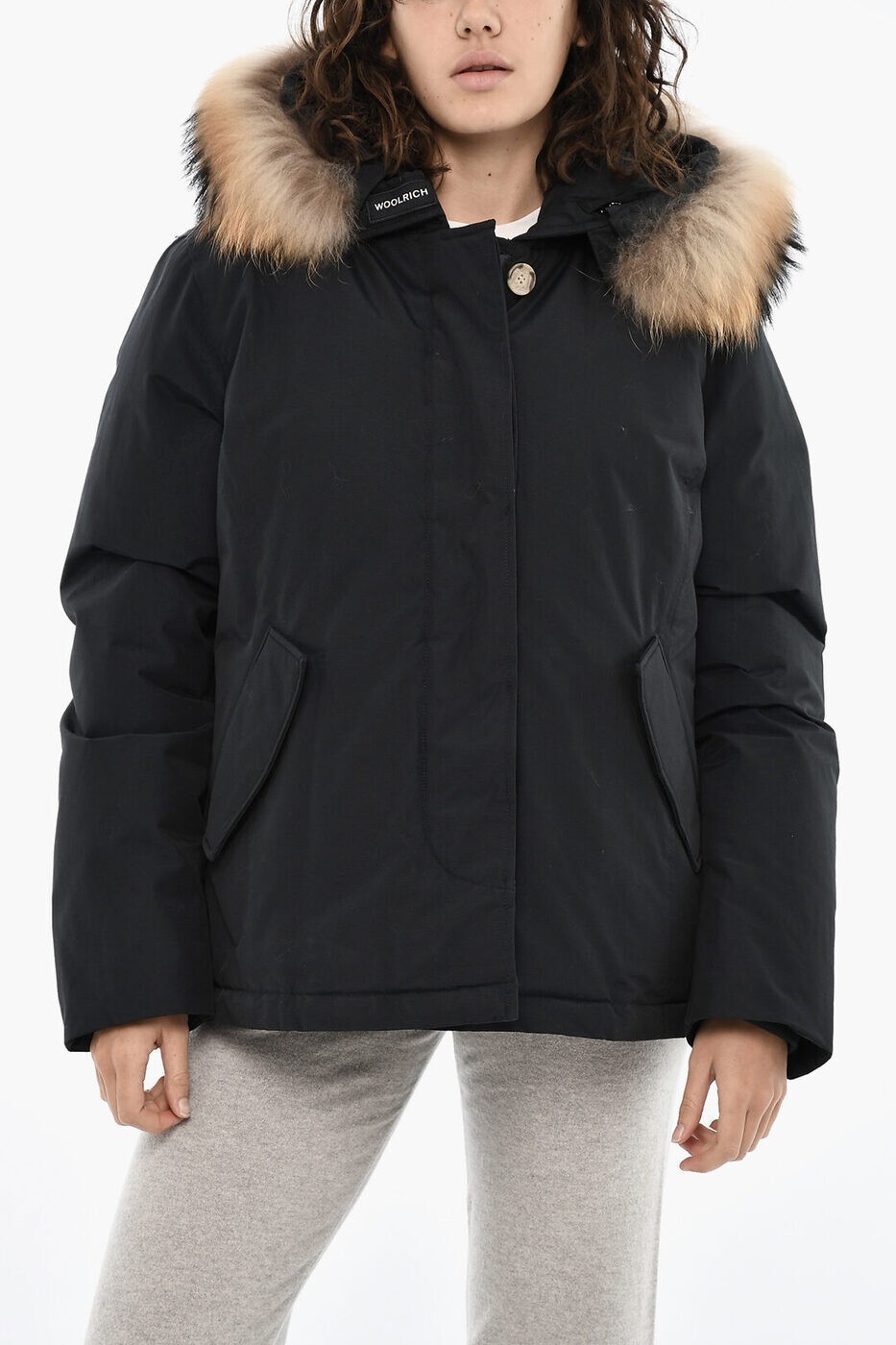 å WOOLRICH Х㥱å 㥱å ǥ ֥롼 Biker jackets CFWWOU0548FRUT0001 DKN ...