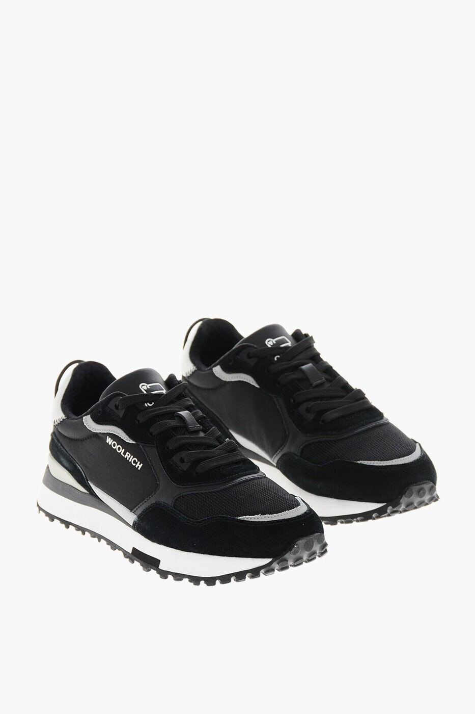 ウールリッチ WOOLRICH フラットスニーカー スニーカー メンズ ブラック Flat sneakers CMWFFO2020MRUWF001 F2000 関税 送料無料 ラッピング無料 2025AW dk(4)