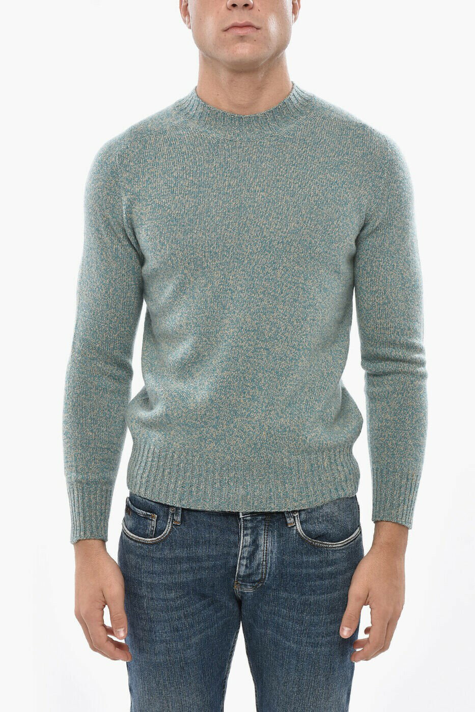 �ޡ��� MALO ���롼�ͥå������ѡ� �˥åȥ����� ��� �֥롼 Crew neck jumpers UXA249 Y1B10 EM448 ���� ����̵��...