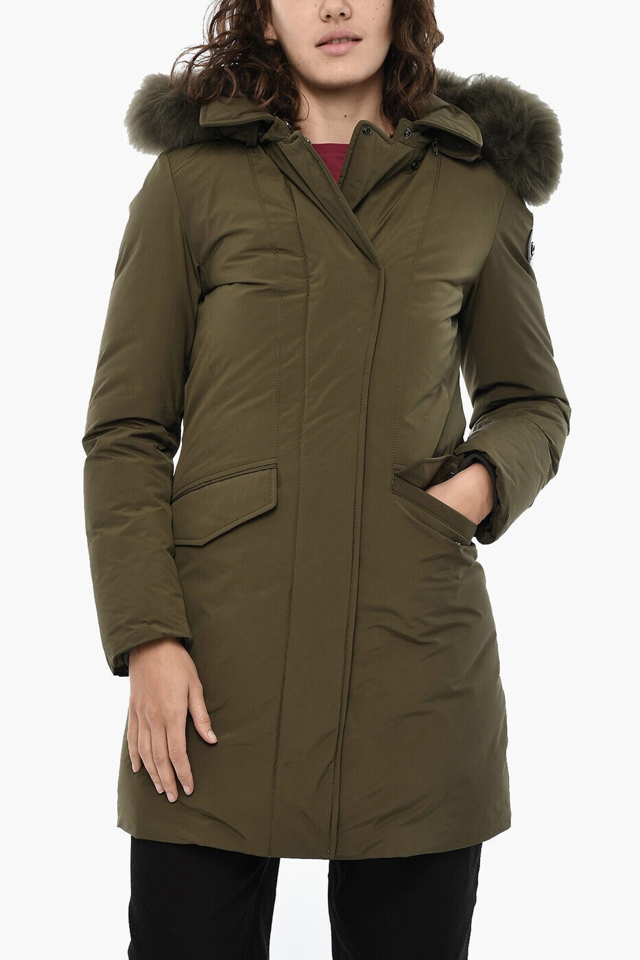 �������å� WOOLRICH �Х��������㥱�å� ���㥱�å� ��ǥ����� ���꡼�� Biker jackets CFWWOU0713FRUT3128 614 ...