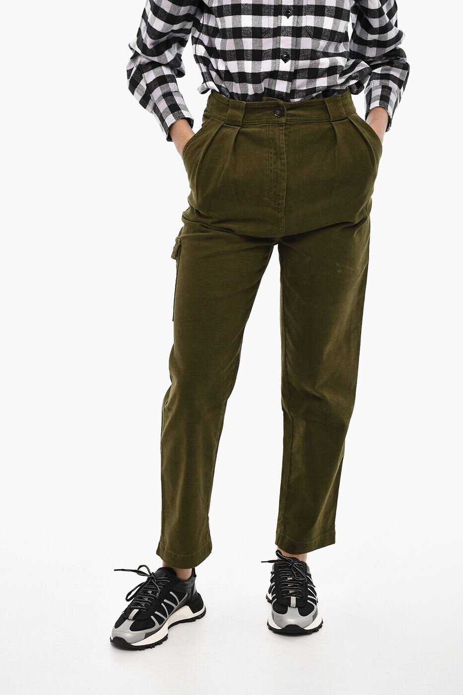 ウールリッチ WOOLRICH パンツ レディース グリーン Cargo trousers CFWWTR0122FRUT3156 6439 関税 送..
