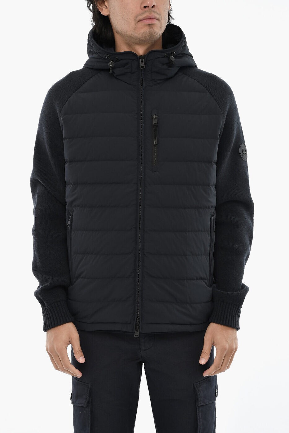 å WOOLRICH Х㥱å 㥱å  ֥롼 Biker jackets CFWOOU0681MRUT3107 3989 ...