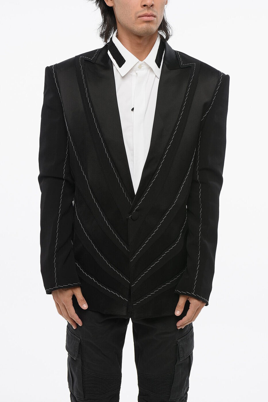 Хޥ BALMAIN ܥС㥱å 㥱å  ֥å Bomber jackets AH1SI340MB010PA  ̵ å...