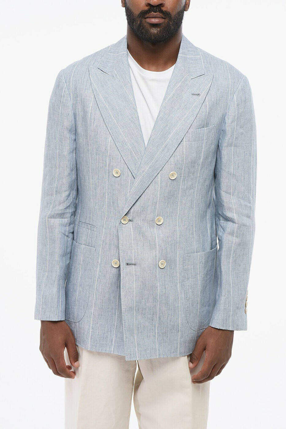 ブルネロ クチネリ BRUNELLO CUCINELLI フォーマル スーツ メンズ ブルー Formal Outfits MB4007BBD TB400 C006 関税 送料無料 ラッピング無料 2025SS dk