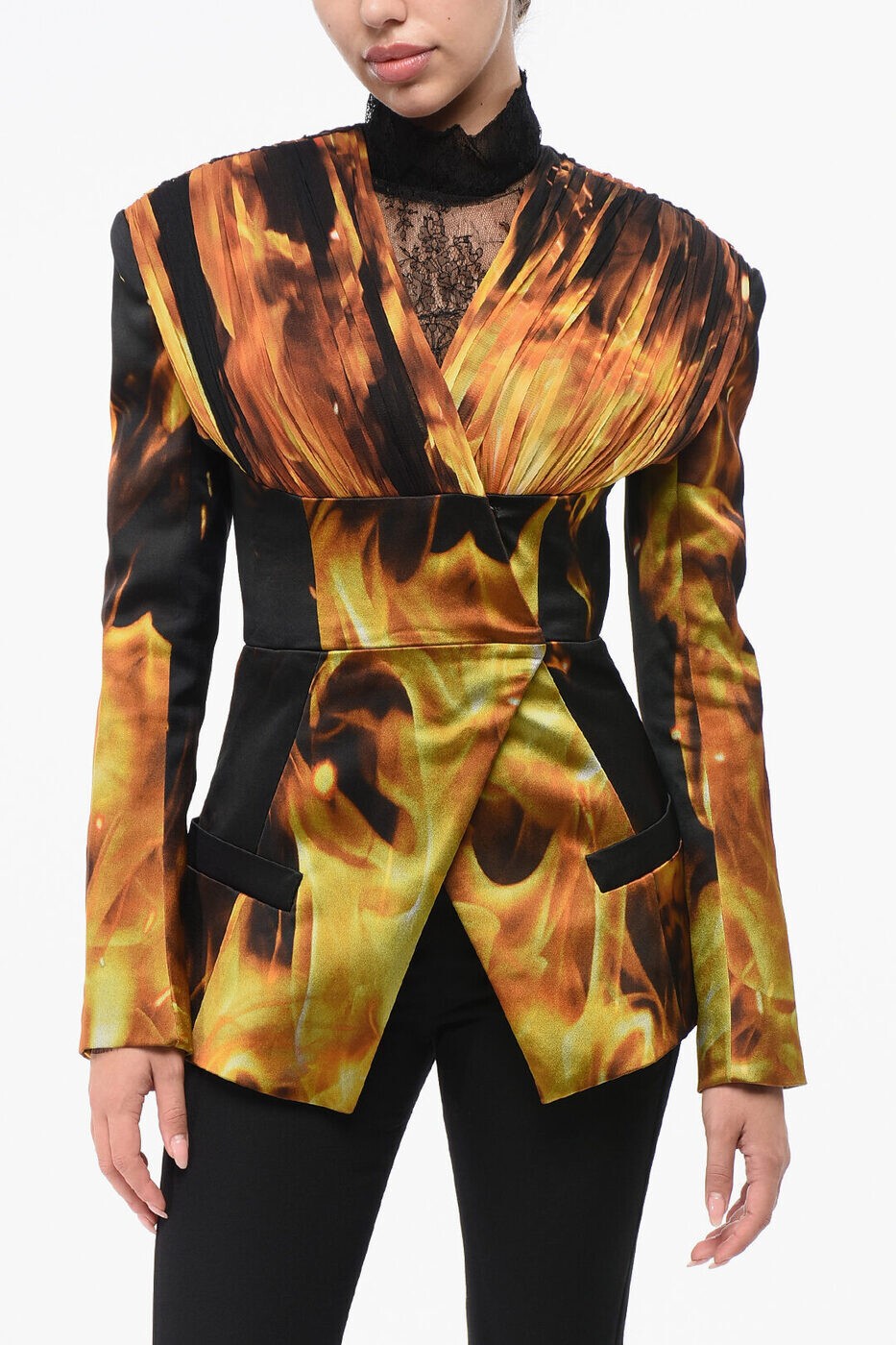 Хޥ BALMAIN ܥС㥱å 㥱å ǥ  Bomber jackets AF0SM170MC58EHI  ̵ ...