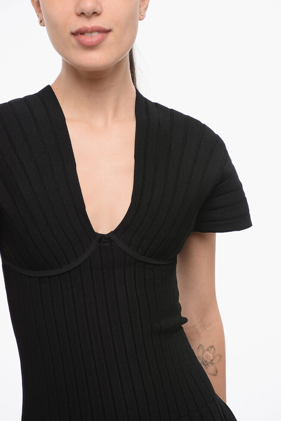 �Х�ޥ� BALMAIN ���󥰥ɥ쥹 �ɥ쥹 ��ǥ����� �֥�å� Long dresses YF0R7085KD040PA ���� ����̵�� ��åԥ�̵�� 2026AW dk