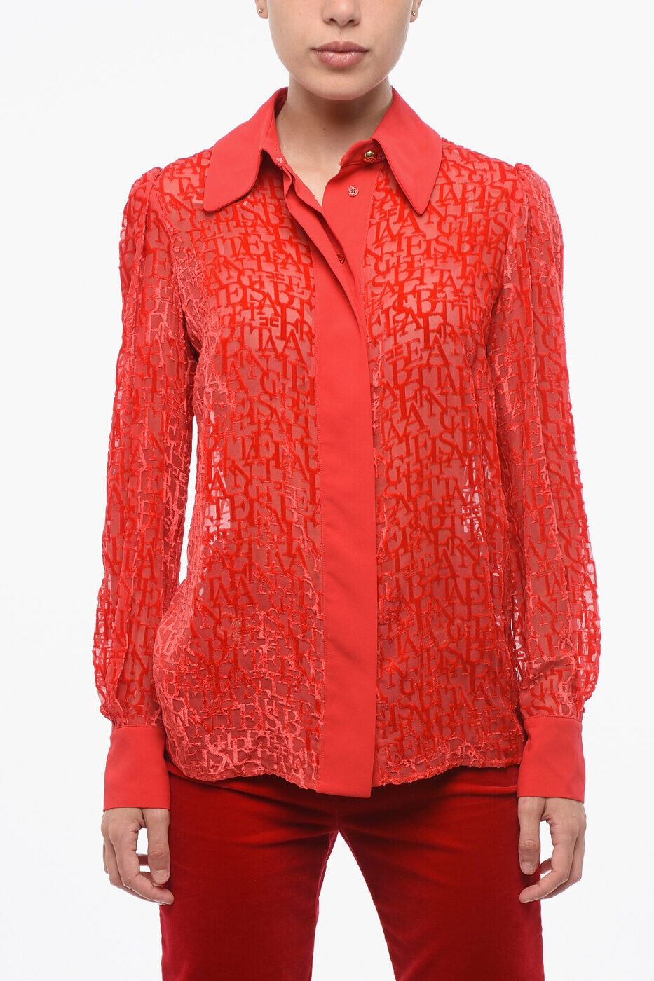 エリザベッタ フランキ ELISABETTA FRANCHI シャツ レディース レッド Casual shirts CA30516 D97 関税..