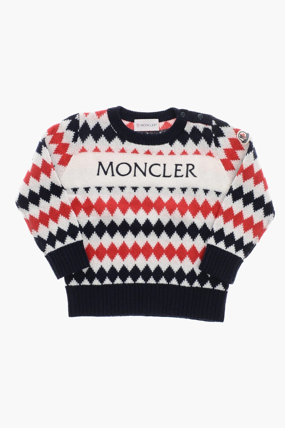 モンクレール MONCLER クルーネックジャンパー ニットウェア ボーイズ マルチカラー Crew neck jumpers 9C00004M1241P74 関税 送料無料 ラッピング無料 2025AW dk