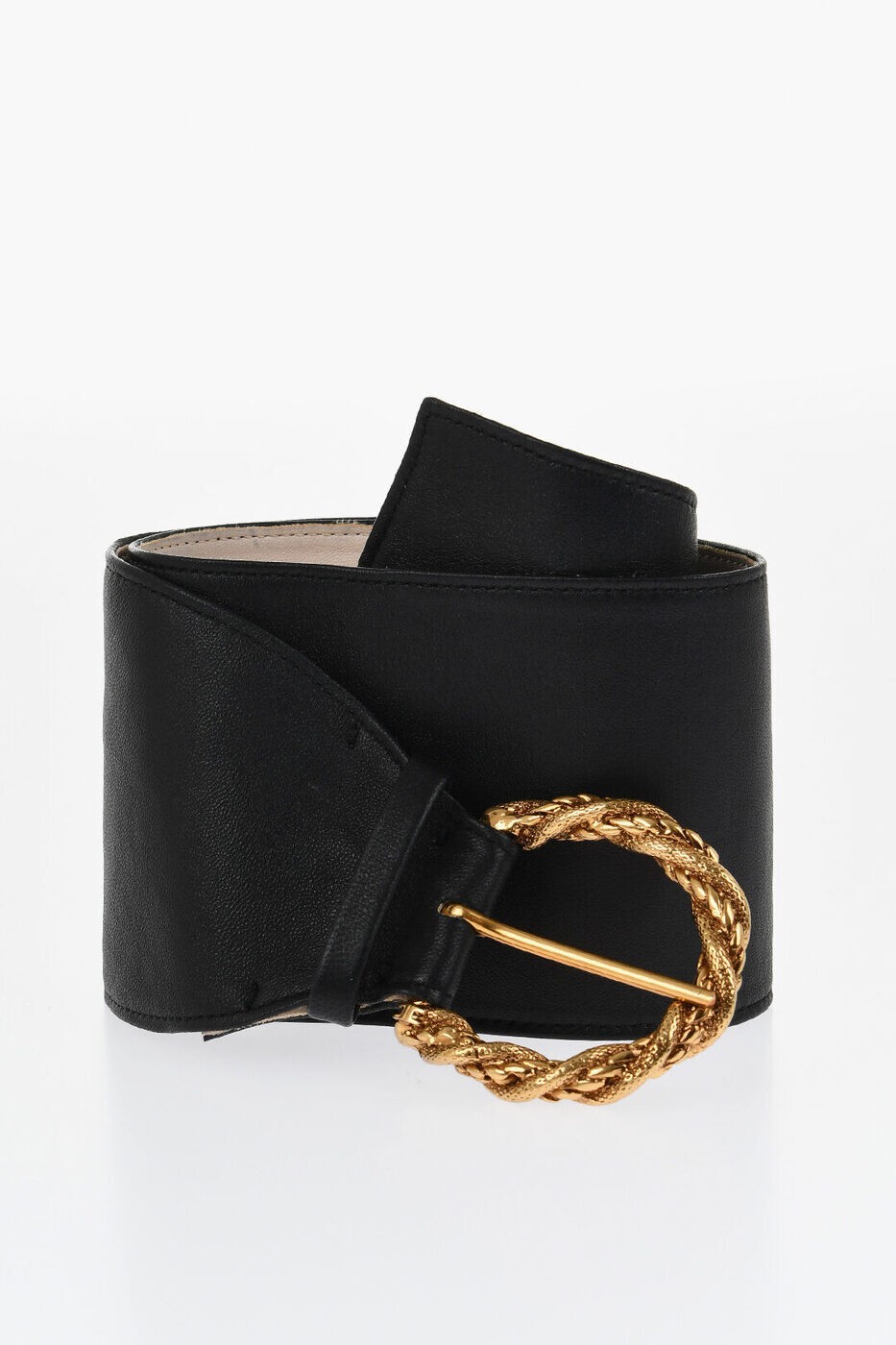 エリザベッタ フランキ ELISABETTA FRANCHI ファッション小物 レディース ブラック Canvas belts CT23S02 110 関税 送料無料 ラッピング無料 2025AW dk(4)