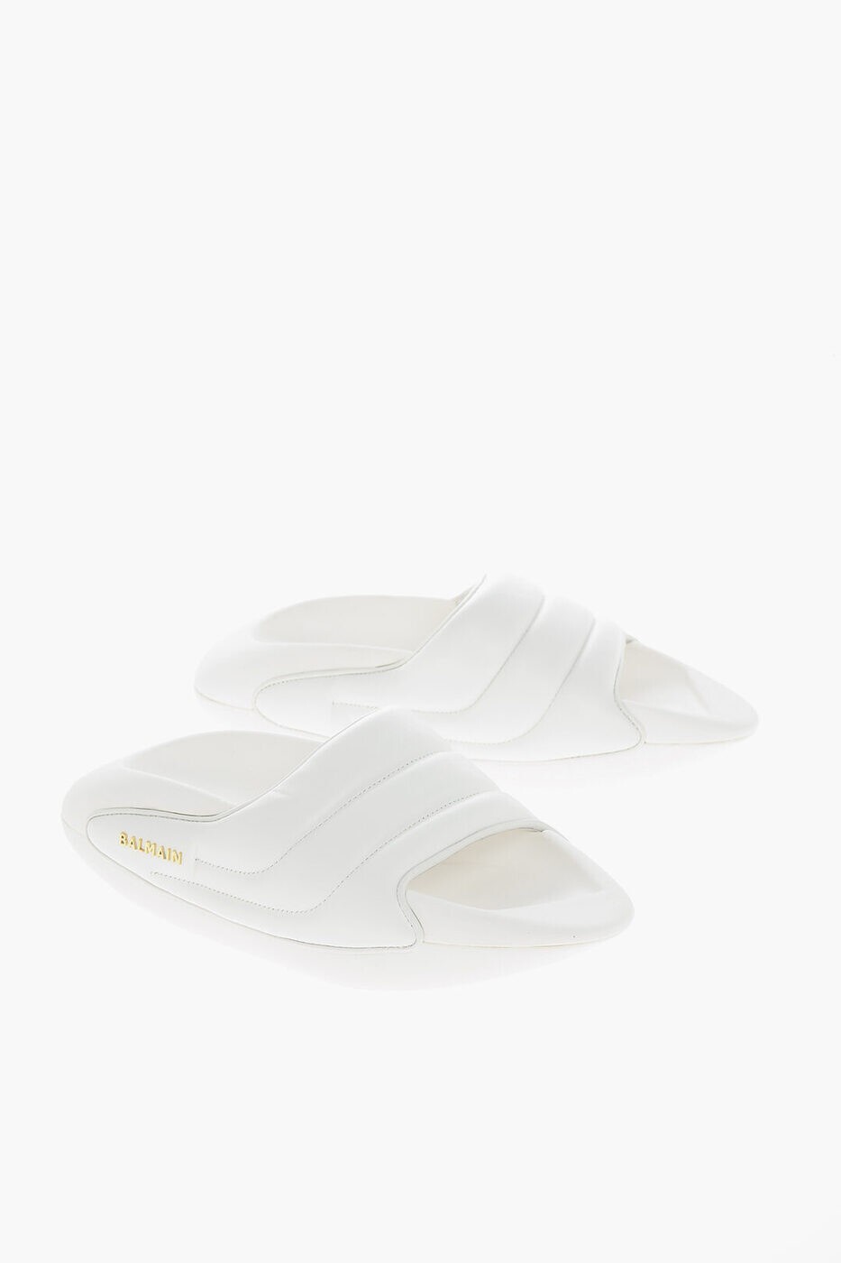 バルマン BALMAIN フラットシューズ サンダル メンズ ホワイト Flat Shoes XM0VL299LPQP0FA 関税 送料無料 ラッピング無料 2025AW dk