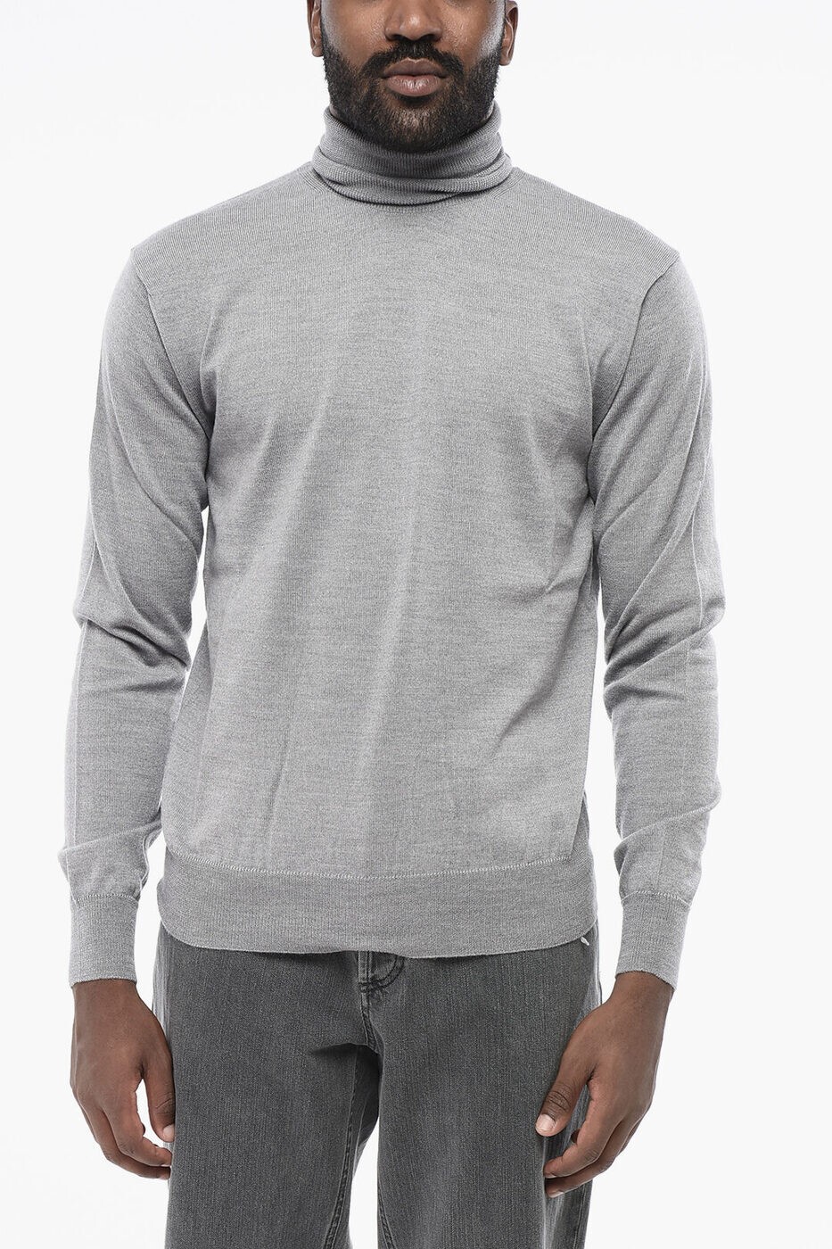 楽天BRANDSHOP・クラージュ楽天市場店アルテア ALTEA クルーネックジャンパー ニットウェア メンズ グレー Crew neck jumpers 2361101/MC/437 22 関税 送料無料 ラッピング無料 2025AW dk