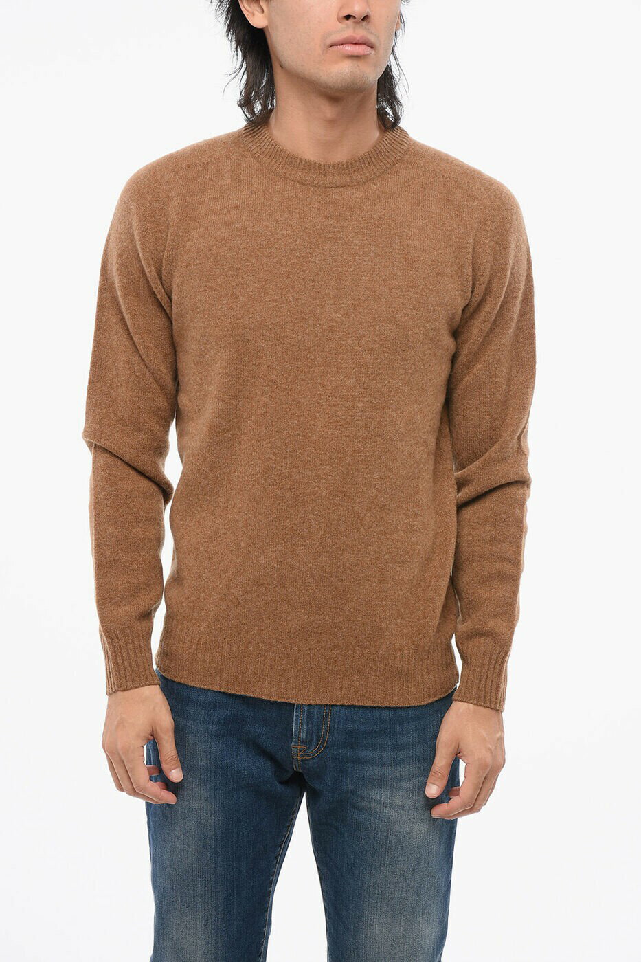 楽天BRANDSHOP・クラージュ楽天市場店アルテア ALTEA クルーネックジャンパー ニットウェア メンズ ブラウン Crew neck jumpers 2361002/MC/437 34 関税 送料無料 ラッピング無料 2025AW dk