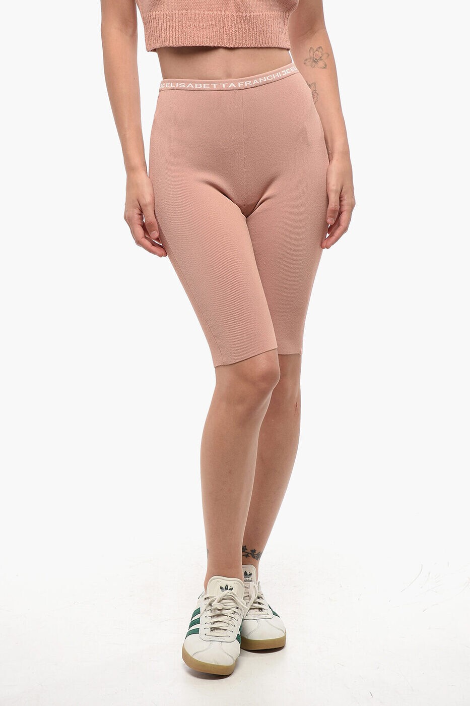 ꥶ٥å ե ELISABETTA FRANCHI 쥮 ǥ ԥ Leggings KS05B26 X81  ̵ åԥ...