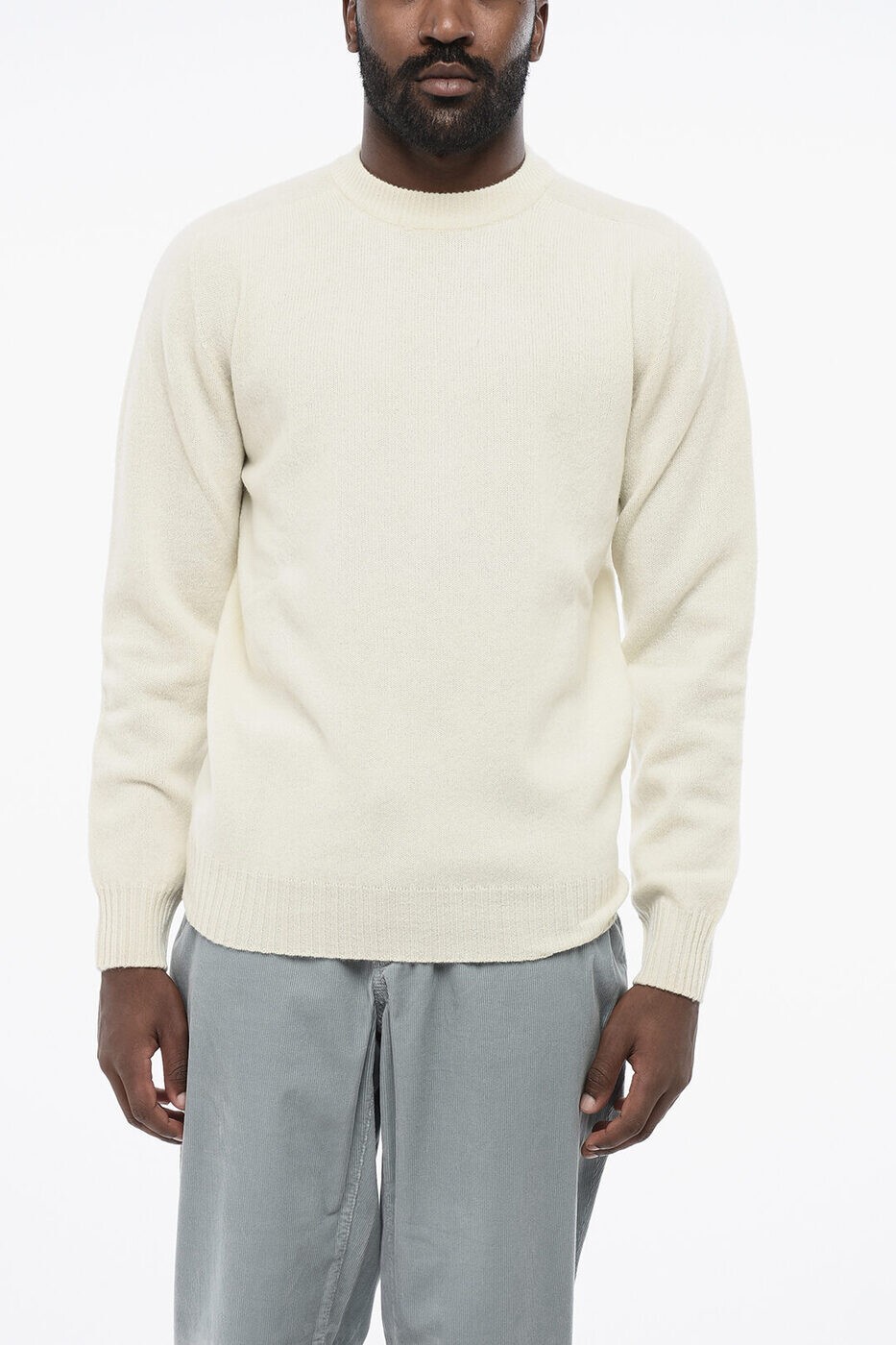 楽天BRANDSHOP・クラージュ楽天市場店アルテア ALTEA クルーネックジャンパー ニットウェア メンズ ホワイト Crew neck jumpers 2361002/MC/437 28 関税 送料無料 ラッピング無料 2025AW dk