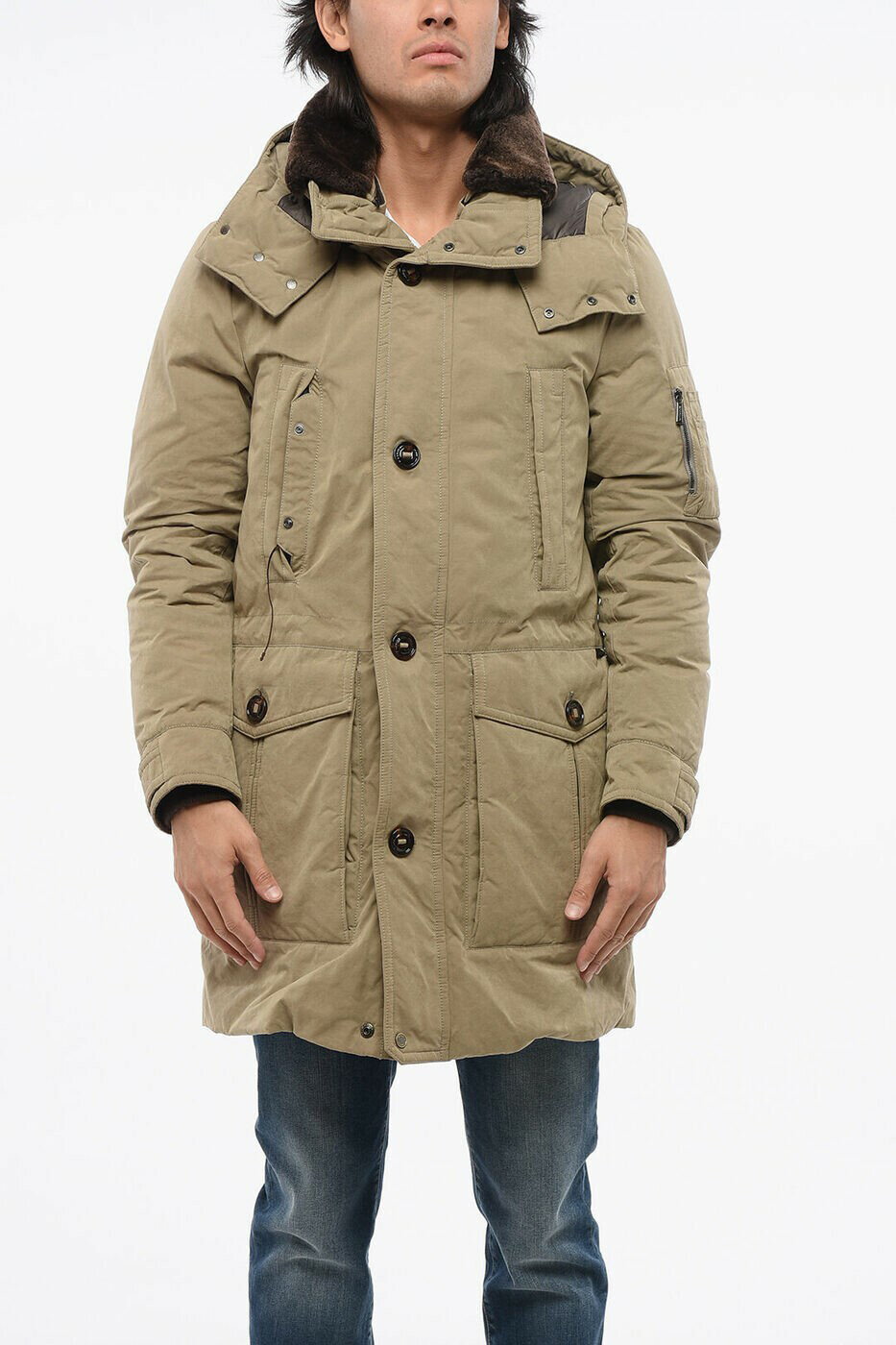 ࡼ졼 MOORER   ֥饦 Coats TEDS1 BEIGE 02  ̵ åԥ̵ 2025AW dk