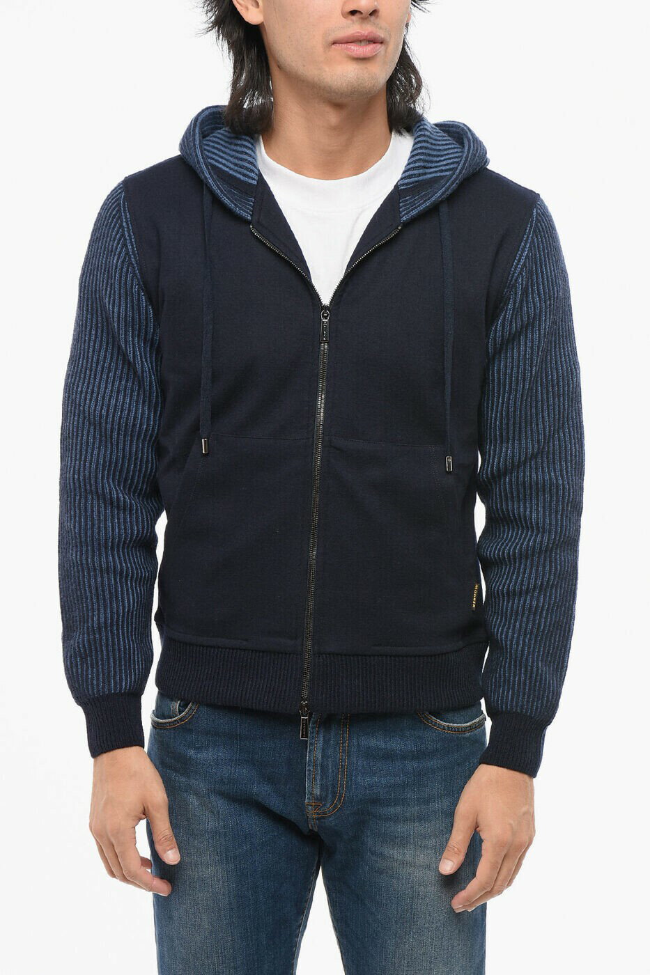 ࡼ졼 MOORER ܥС㥱å 㥱å  ֥롼 Bomber jackets TRUMANJTD NAVY  ̵ åԥ̵...