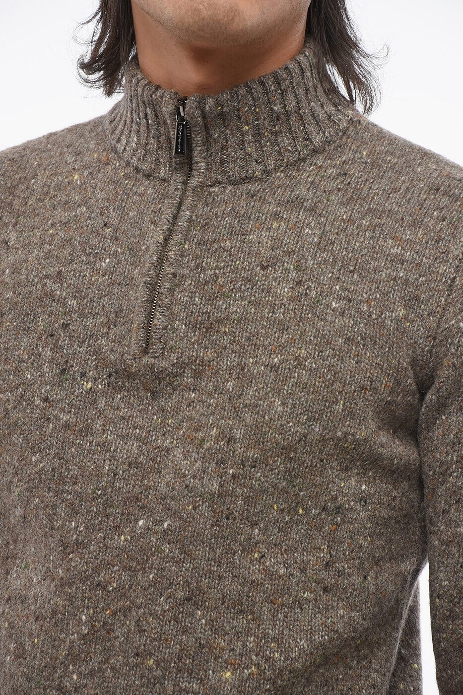 �ࡼ�졼 MOORER ���롼�ͥå��������åȥ���� �ȥ졼�ʡ� ��� �֥饦�� Crew neck sweatshirts FEDRODSW TAUPE ���� ����̵�� ��åԥ�̵�� 2026AW dk