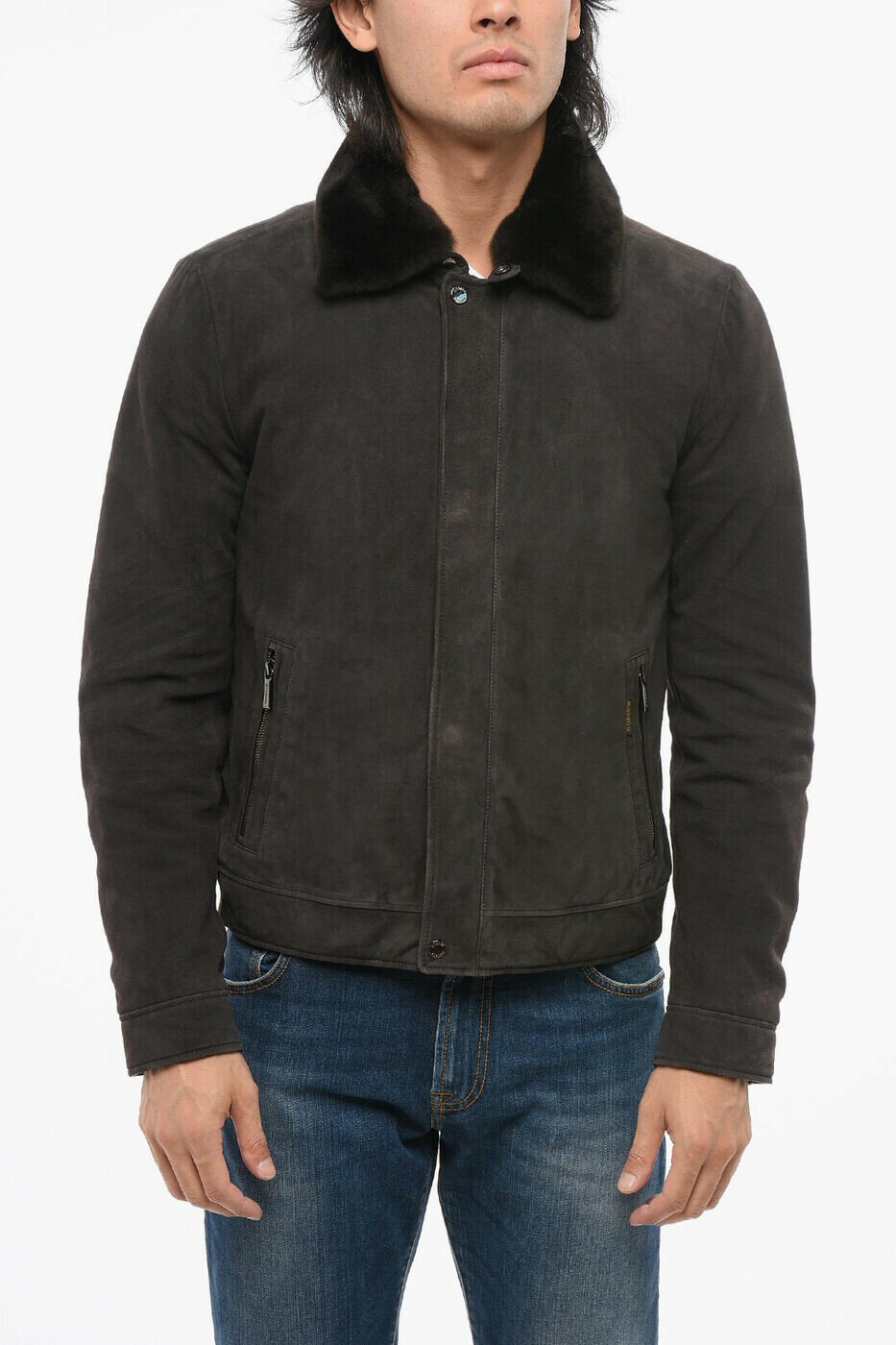ࡼ졼 MOORER 㥱å  ֥饦 Jackets ANFOSSIUR DEEPBROWN  ̵ åԥ̵ 2025AW dk
